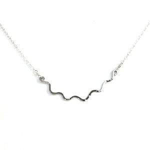 Sterling Silver Squiggle Pendant